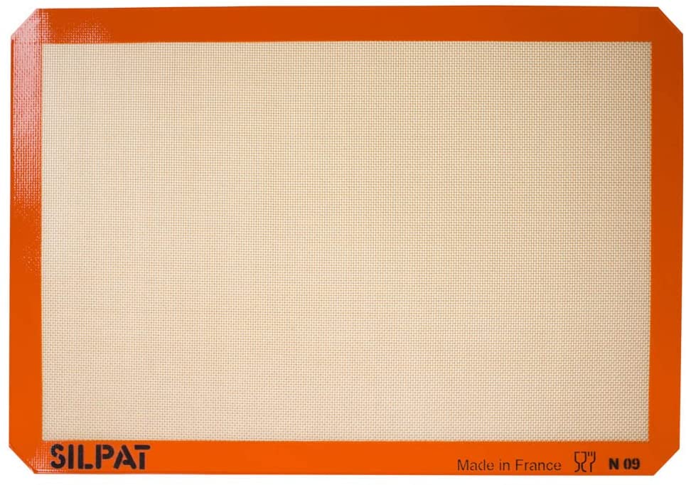 Silpat Premium Non-Stick Silicone Baking Mat, Half Sheet Size, 11 5/8 x 16  1/2